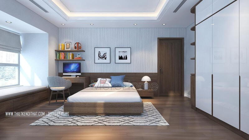 Giường ngủ chung cư hiện đại Giường ngủ chung cư hiện đại