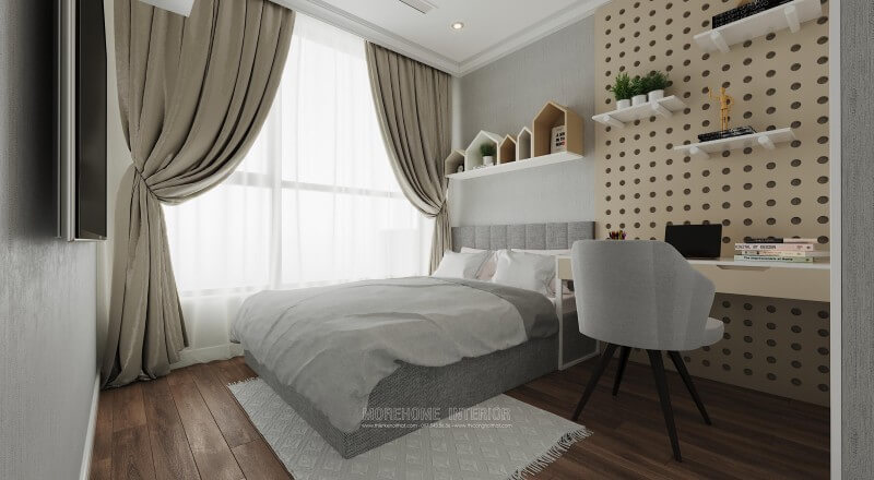Giường ngủ chung cư hiện đại Giường ngủ chung cư hiện đại