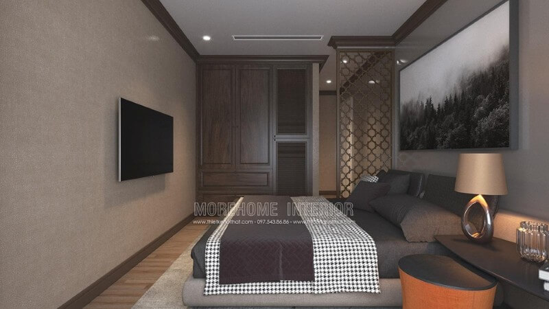 Thiết kế nội thất phòng ngủ chung cư sang trọng và ấn tượng thiết kế nội thất chung cư