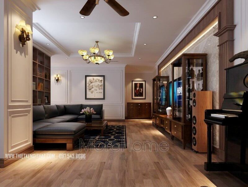 Trang trí nội thất chung cư Park Hill cao cấp phong cách hiện đại